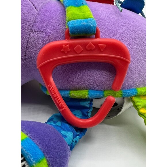 Lamaze Baby Toy Plush Hippo Purple Hanging Toy Rattles Teethers Crinkles Sensory - Picture 12 of 16